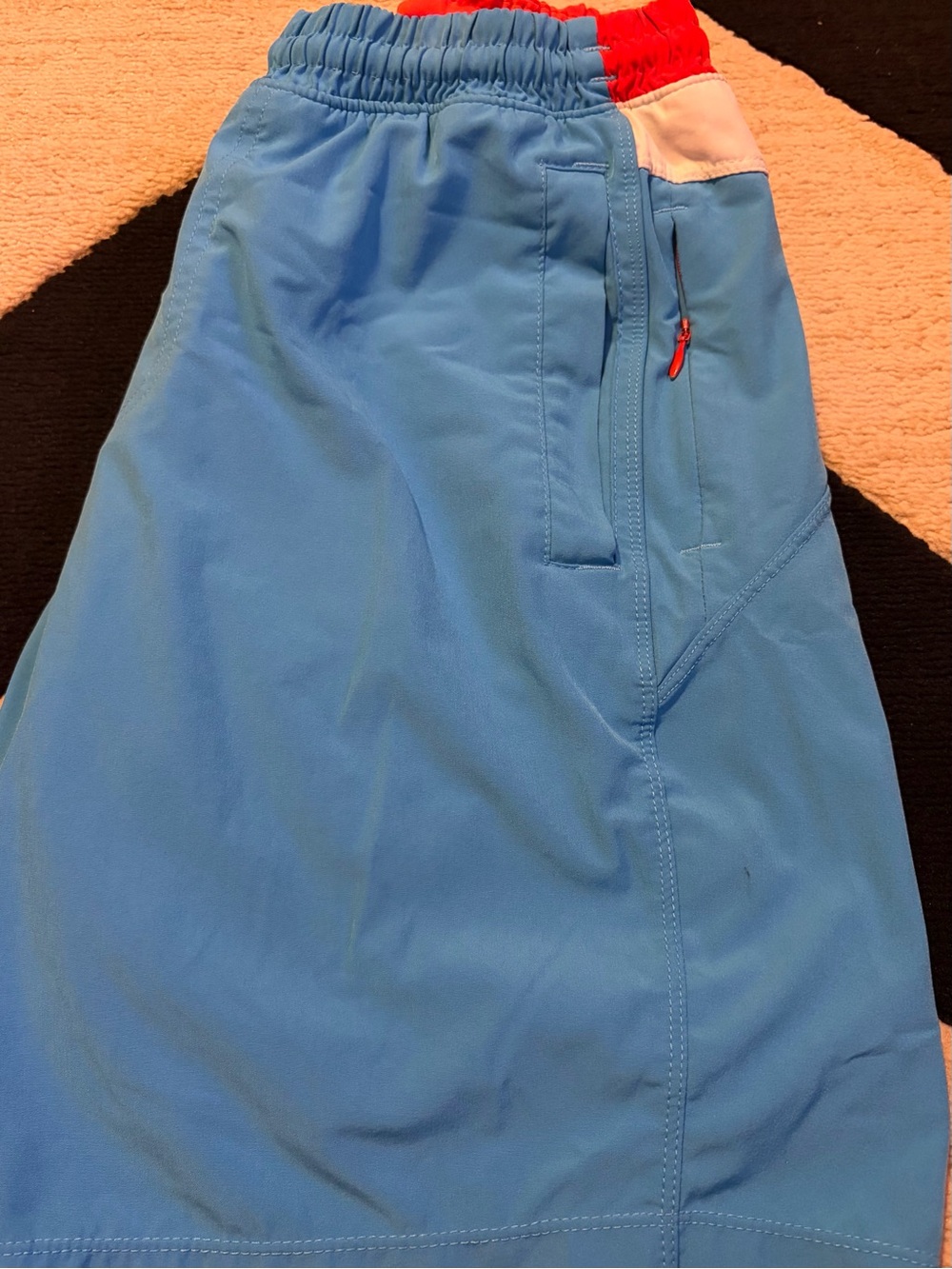 Men's Birddogs Light Blue Athletic Shorts with Liner